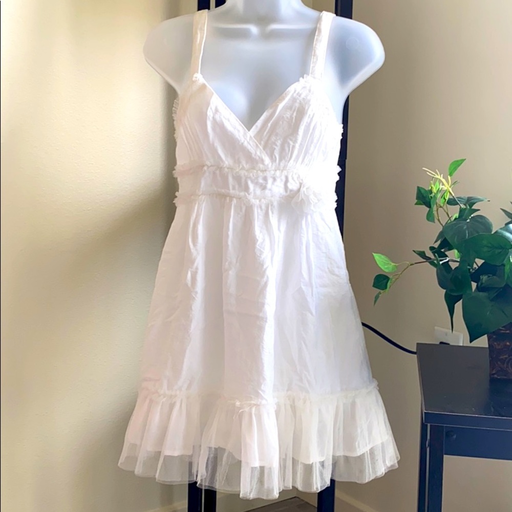 ✨ RAPSODIELLE casual daytime white summer dress